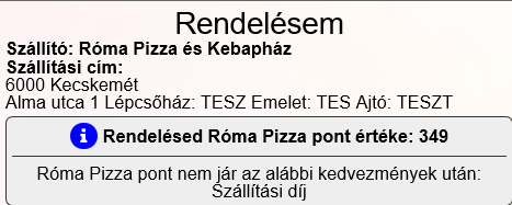 Pontgyűjtés információ Pontgyűjtés információ